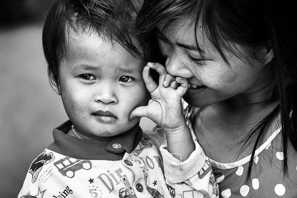 Vietnamese young mother